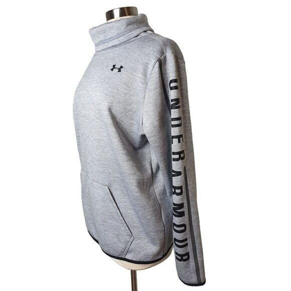Under Armour Women's UA Pullover Loose Fit Coldgear Sweatshirt Lg NWOT - Picture 2 of 7